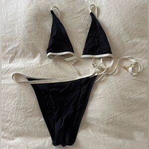 Monday Black and White Bikini